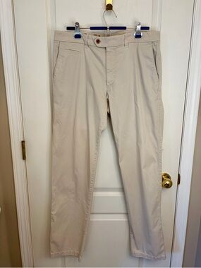 Brax Everest Beige Chino Pants Men’s 36x34 (EU 52) Cotton Stretch Dress Casual